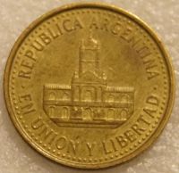Лот: 8421282. Фото: 2. 25 сентаво 2010 Аргентина 2 монеты. Монеты