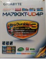 Лот: 19423606. Фото: 2. Материнская плата Gigabyte MA790XT-UD4P. Комплектующие