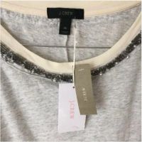 Лот: 9065896. Фото: 4. Топ кофточка футболка JCrew Jeweled... Красноярск