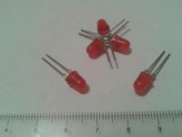 Лот: 6360737. Фото: 2. Светодиод диод АЛ307КМ красный. Радиодетали  (электронные компоненты)