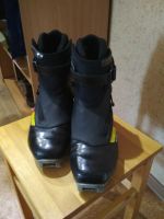 Лот: 15100446. Фото: 2. Лыжные ботинки salomon pilot combi. Лыжи