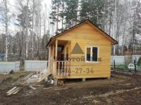 Лот: 15075984. Фото: 2. Каркасный дачный дом 4х6 м. Срубы и конструкции