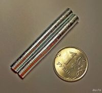 Лот: 8648556. Фото: 2. Магниты 5 мм х 1 мм, 50 шт. Радиодетали  (электронные компоненты)