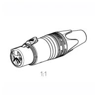 Лот: 24771257. Фото: 5. Разъем XLR Neutrik
