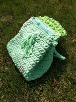Лот: 16064883. Фото: 6. Рюкзак сумка из трикотажной пряжи...