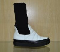Лот: 6342977. Фото: 4. Белые ботиночки с чёрным отворотом... Красноярск