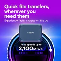 Лот: 25392300. Фото: 2. Внешний диск SSD Crucial 2TB X10... Комплектующие