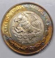 Лот: 1583418. Фото: 2. Мексика. 10 песо 2001г. Биметалл... Монеты