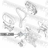 Лот: 21940208. Фото: 2. 1090-J300_ролик Натяжной Ремня... Автозапчасти