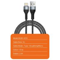 Лот: 25794820. Фото: 7. Кабель WUW X213 USB->Lighting...