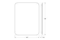 Лот: 24643033. Фото: 3. Зеркало с LED-подсветкой DEFESTO... Красноярск