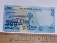 Лот: 20664605. Фото: 2. Малави 200 квач 2017 год (люкс... Банкноты