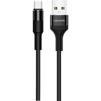 Лот: 22150169. Фото: 2. Кабель USAMS Micro U5 1.2m Black. Аксессуары
