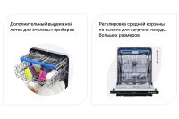 Лот: 23671774. Фото: 3. Встраиваемая посудомоечная машина... Бытовая техника
