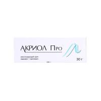 Лот: 23988279. Фото: 5. Акриол ПРО крем 2,5%+2,5% 30г
