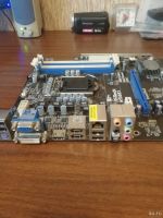 Лот: 18547539. Фото: 2. Asrock H55DE3. Комплектующие