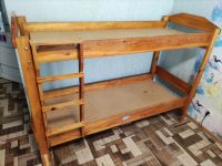 Лот: 17148544. Фото: 3. Детская двухярусная кровать из... Мебель