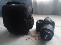 Лот: 8999001. Фото: 2. Nikon d3100 с объективом ( + сумка... Фотокамеры