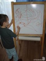 Лот: 3780057. Фото: 7. Мольберт детский, двусторонний