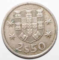 Лот: 12520300. Фото: 2. 2,5 эскудо 1980 год. Португалия. Монеты