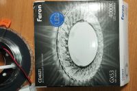 Лот: 25851283. Фото: 5. Встраиваемый светильник GX53 feron...