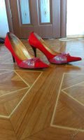 Лот: 5740355. Фото: 2. Туфли красные. Женская обувь