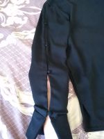 Лот: 16280298. Фото: 2. Блузка чёрная прямого покроя с... Женская одежда