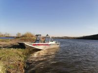 Лот: 25602661. Фото: 2. Лодка алюминиевая с двигателем. Водный транспорт
