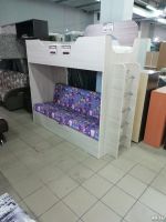 Лот: 8067094. Фото: 19. Кровать двухъярусная с диваном...
