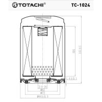 Лот: 20925367. Фото: 2. Фильтр масляный TC-1024 TOTACHI... Автозапчасти
