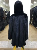 Лот: 11793607. Фото: 2. Шубка из Норки чёрного цвета размер... Женская одежда