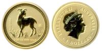 Лот: 4861377. Фото: 3. Монета Австралии, 2003 г., Коза... Коллекционирование, моделизм