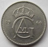 Лот: 1772767. Фото: 2. vz Швеция 10 эре 1964. Монеты