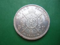 Лот: 19676997. Фото: 4. Франция 5 франков 1869 г. ВВ... Красноярск
