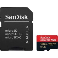 Лот: 24616921. Фото: 3. Карта памяти SanDisk 128GB Extreme... Компьютеры, оргтехника, канцтовары