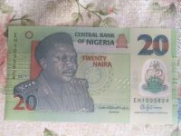 Лот: 18730969. Фото: 2. Нигерия 20 найра 2017г.№ ЕН1095824... Банкноты