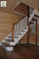 Лот: 6137815. Фото: 5. Лестница двухцветная закрытая...