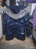 Лот: 13153562. Фото: 3. Пуховик на девочку 36 размер.чёрный... Дети растут