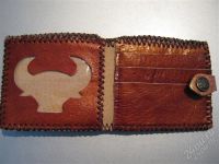 Лот: 2464196. Фото: 2. кошелек кожаный из лоскутков. Аксессуары