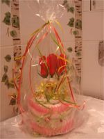 Лот: 8255964. Фото: 2. Торт из памперсов "Зефирное счастье... Сувениры, подарки