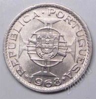Лот: 1526725. Фото: 2. Португальская Ангола. 2.5 эскудо... Монеты