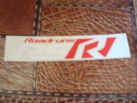 Лот: 9586965. Фото: 2. Наклейка "Roadruns RS" Красно-белая... Оснащение, оборудование, аксессуары