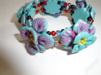 Лот: 329452. Фото: 3. Изделия из полимерной глины,браслет... Красноярск