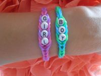 Лот: 5892270. Фото: 2. Бусина буквы браслеты Loom Bands... Творчество