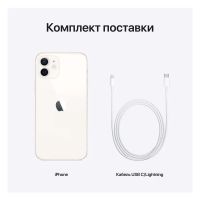 Лот: 17081442. Фото: 4. Apple iPhone 12 64GB White (MGJ63RU...