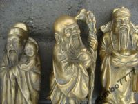 Лот: 5820617. Фото: 2. три старца.бронза .17см.будда... Живопись, скульптура, фото