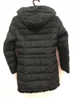 Лот: 14826635. Фото: 2. Черный пуховик с норкой 42 размер. Женская одежда