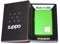 Лот: 2147475. Фото: 2. Zippo Shamrock [original/U.S.A... Сувениры, подарки