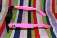 Лот: 4011868. Фото: 2. Очки Ray Ban Черно-розовый с зеркальными... Аксессуары
