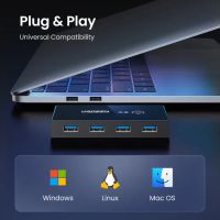 Лот: 21574313. Фото: 7. Переключатель UGREEN 2-в-4 Out...